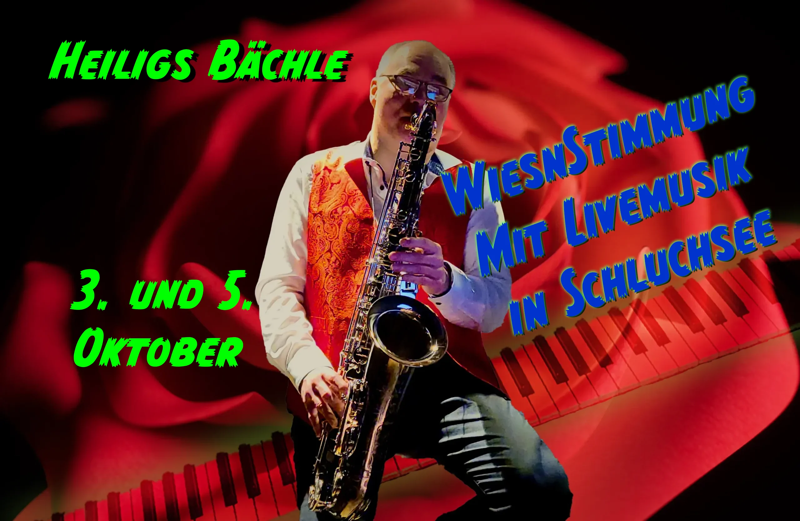 Wiesnstimmung in Schluchsee. Livemusik mit Klaus Grüininger